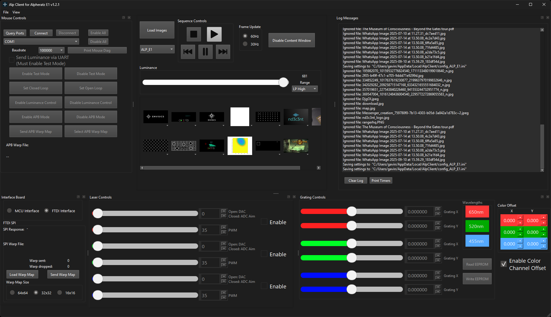 Internal Development Tools — Qt UI